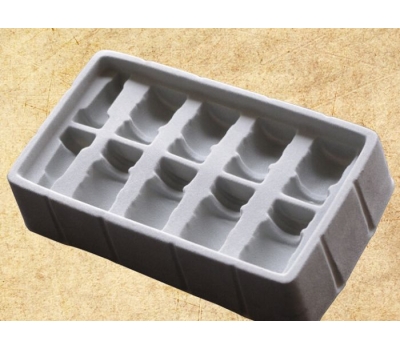 Plastic flocking packaging blister tray set FP-006