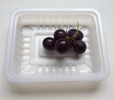 Clear PET food grade plastic tray FD-022